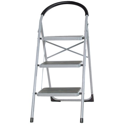 3 Tread White Step Ladder 359294 3 Tread White Step Ladder 359294