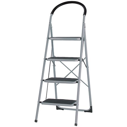 4 Tread White Step Ladder 359295