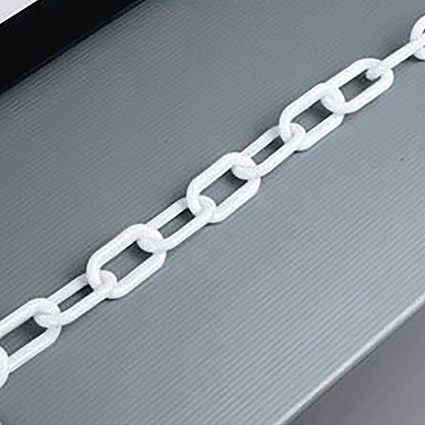 Plastic 8mm White Chain