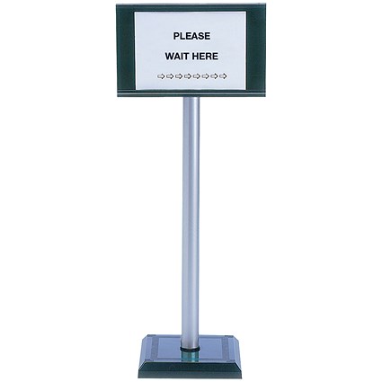 PVC Post 110cm with Sign A4 Holder