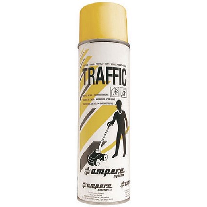 Yellow Line Paint, 500ml Cans, Pack of 12
