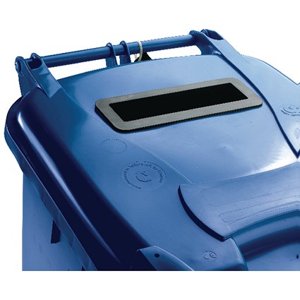 Confidential Waste Wheelie Bin 240 Litre Blue