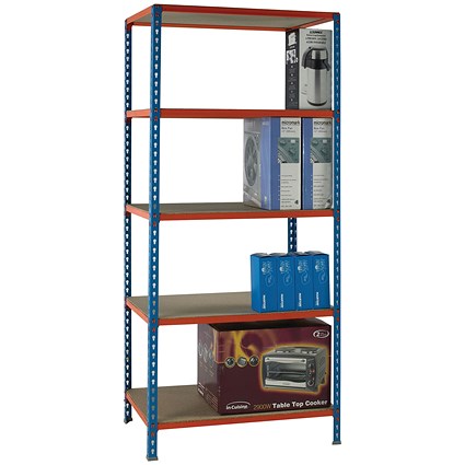 Standard Duty Painted Orange Shelf Unit Blue