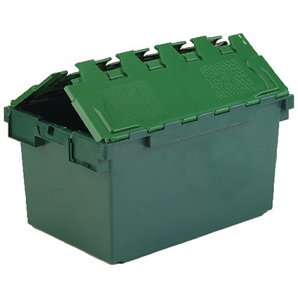VFM Green Plastic Picking Container with Lid 374370