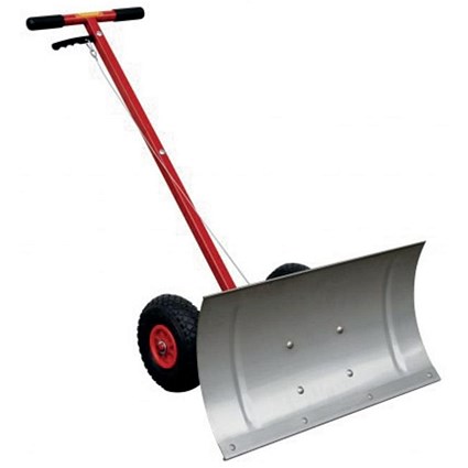 Snow Plough with Stainless Steel Blade, Red/Silver Snow Plough with Stainless Steel Blade, Red/Silver
