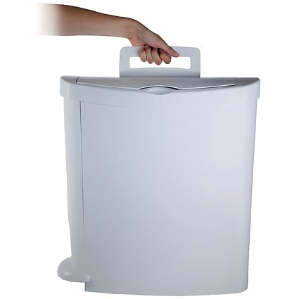 VFM Sanibin Side Opening Pedal Operated White