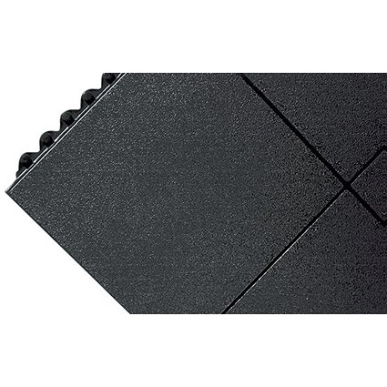 All-Purpose Anti-Fatigue Modular Mat Solid Surface Black All-Purpose Anti-Fatigue Modular Mat Solid Surface Black