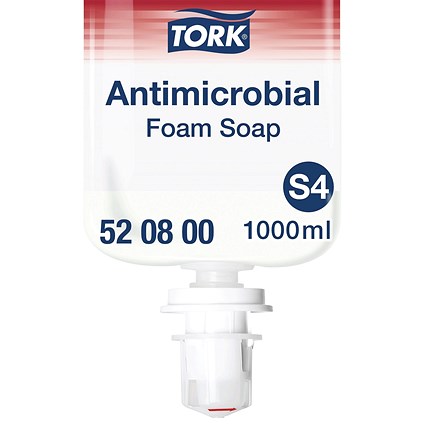 Tork Antimicrobial Foam Soap 1000ml Pack of 6 520800
