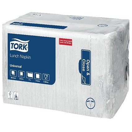 Tork Lunch Napkin 1 Ply White (Pack of 500)