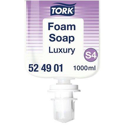 Tork Lux Hand Wash Foam Soap Refill 1000ml Pack of 6 524901