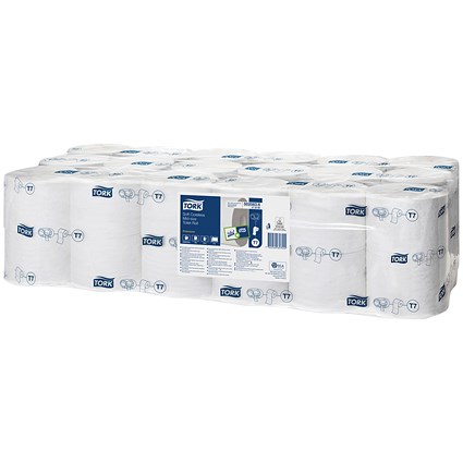 Tork Soft Coreless Premium Toilet Roll, 2-Ply, 800 Sheets, Pack of 18