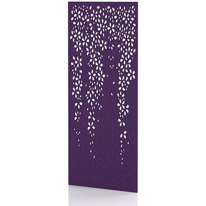 Sch! Acoustic Wall Panel - Blossom - Plum Purple