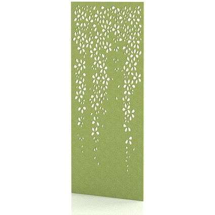 Sch! Acoustic Wall Panel - Blossom - Lime Green