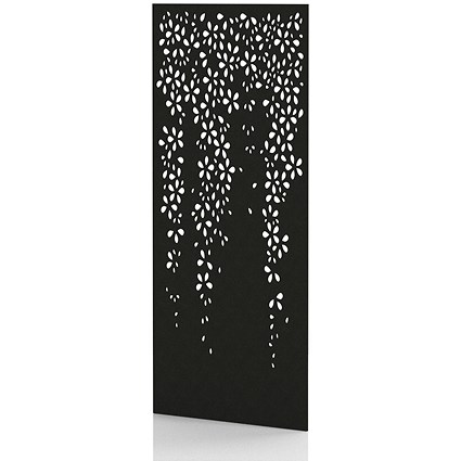 Sch! Acoustic Wall Panel - Blossom - Raven Black