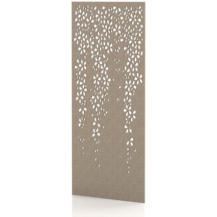 Sch! Acoustic Wall Panel - Blossom - Oatmeal Beige