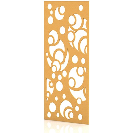 Sch! Acoustic Wall Panel - Bubbles - Buttercup Yellow