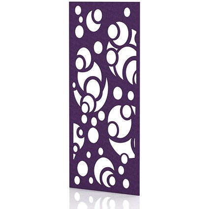 Sch! Acoustic Wall Panel - Bubbles - Plum Purple