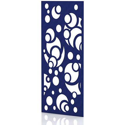 Sch! Acoustic Wall Panel - Bubbles - Cobalt Blue