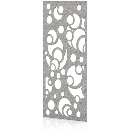 Sch! Acoustic Wall Panel - Bubbles - Pebble Light Grey
