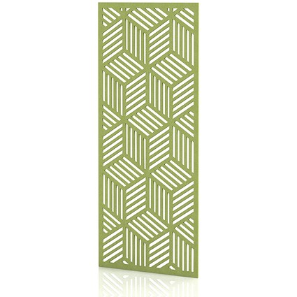Sch! Acoustic Wall Panel - Cube - Lime Green