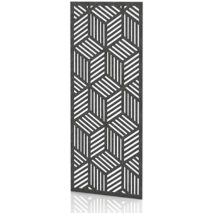 Sch! Acoustic Wall Panel - Cube - Graphite Charcoal