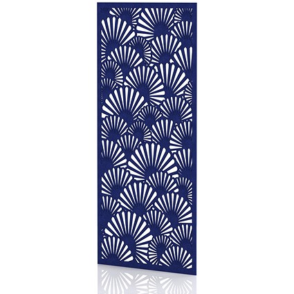 Sch! Acoustic Wall Panel - Fan - Cobalt Blue
