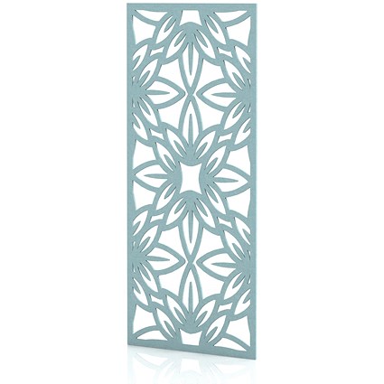 Sch! Acoustic Wall Panel - Flower - Sky Light Blue