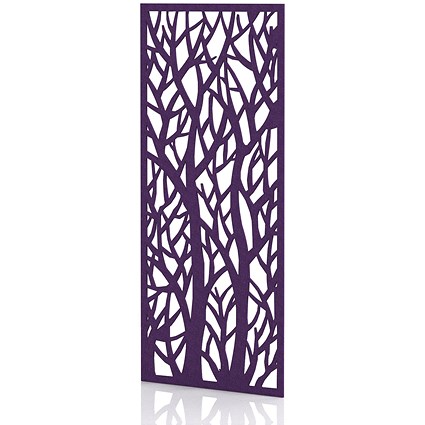 Sch! Acoustic Wall Panel - Forest - Plum Purple