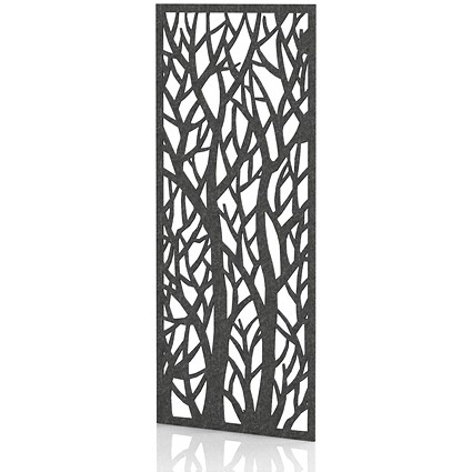 Sch! Acoustic Wall Panel - Forest - Graphite Charcoal