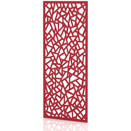Sch! Acoustic Wall Panel - Mosaic - Poppy Red