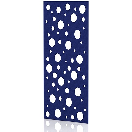Sch! Acoustic Wall Panel - Polka - Cobalt Blue