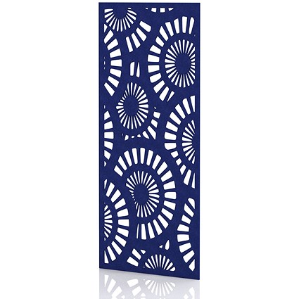 Sch! Acoustic Wall Panel - Sunburst - Cobalt Blue