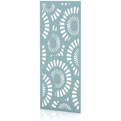 Sch! Acoustic Wall Panel - Sunburst - Sky Light Blue