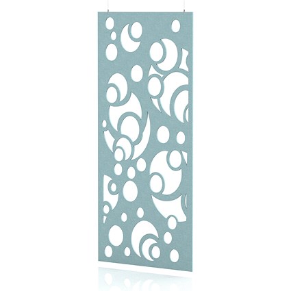 Sch! Acoustic Hanging Wall Panel - Bubbles - Sky Light Blue