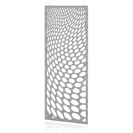 Sch! Acoustic Hanging Wall Panel - Drift - Pebble Light Grey