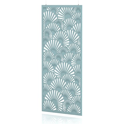 Sch! Acoustic Hanging Wall Panel - Fan - Sky Light Blue