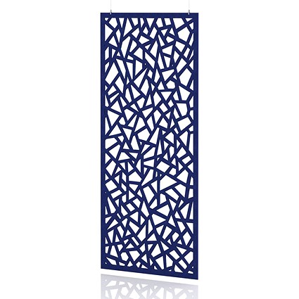 Sch! Acoustic Hanging Wall Panel - Mosaic - Cobalt Blue