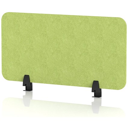 Sch! Acoustic Desktop Screen - Rectangle - 800 x 400mm - Lime Green