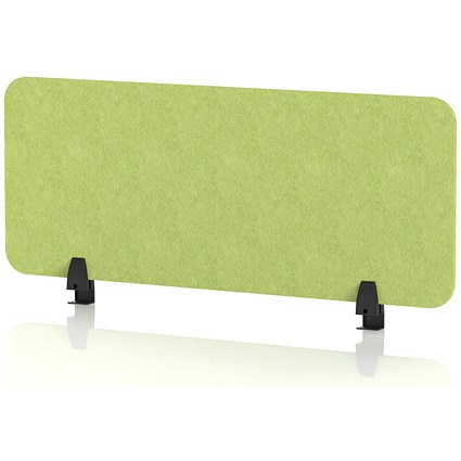 Sch! Acoustic Desktop Screen - Rectangle - 1000 x 400mm - Lime Green