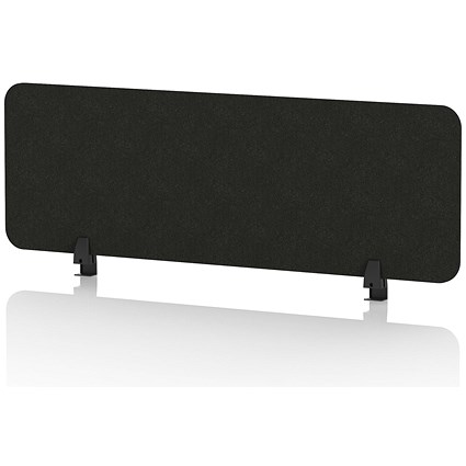 Sch! Acoustic Desktop Screen - Rectangle - 1200 x 400mm - Raven Black