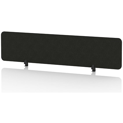 Sch! Acoustic Desktop Screen - Rectangle - 1800 x 400mm - Raven Black