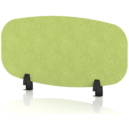 Sch! Acoustic Desktop Screen - Oblong - 800 x 400mm - Lime Green
