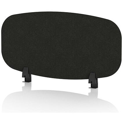 Sch! Acoustic Desktop Screen - Oblong - 800 x 400mm - Raven Black