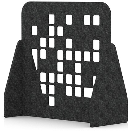 Sch! Acoustic Floor Standing Screen - Block - Graphite Charcoal - 1200mm
