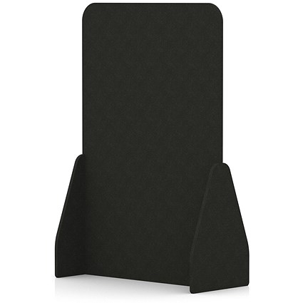 Sch! Acoustic Floor Standing Screen - Full - Raven Black - 1800mm