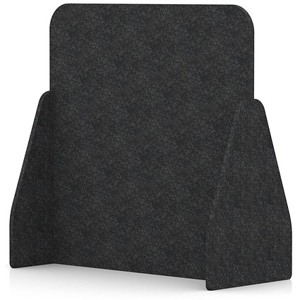 Sch! Acoustic Floor Standing Screen - Full - Graphite Charcoal - 1200mm