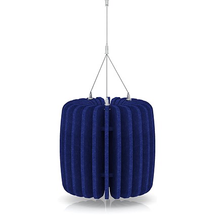 Sch! Acoustic Ceiling Baffles - Shade - Type A - 335mm Wide x 300mm High - Cobalt Blue