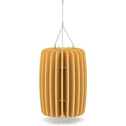 Sch! Acoustic Ceiling Baffles - Shade - Type A - 335mm Wide x 450mm High - Buttercup Yellow