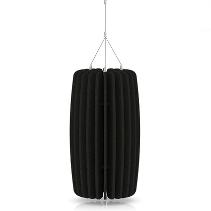 Sch! Acoustic Ceiling Baffles - Shade - Type A - 335mm Wide x 600mm High - Raven Black