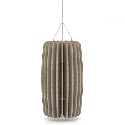 Sch! Acoustic Ceiling Baffles - Shade - Type A - 335mm Wide x 600mm High - Oatmeal Beige